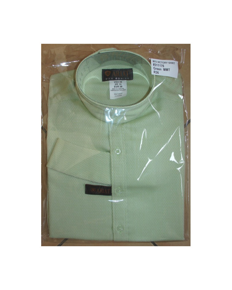 ARIAT Women's Victory Show Shirt, Groen