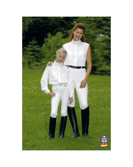 ELT wedstrijdblouse zonder mouw, wit