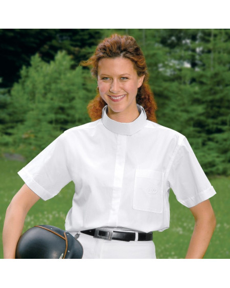 Elt Wedstrijdblouse Monika, korte mouw, wit