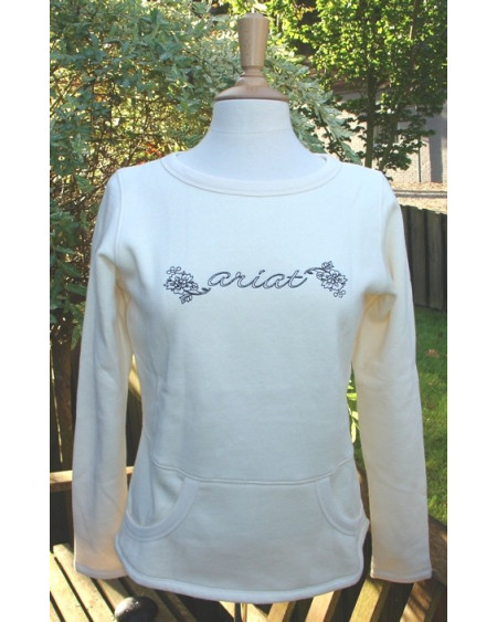 ARIAT Dahlia Fleece Top, Chamois