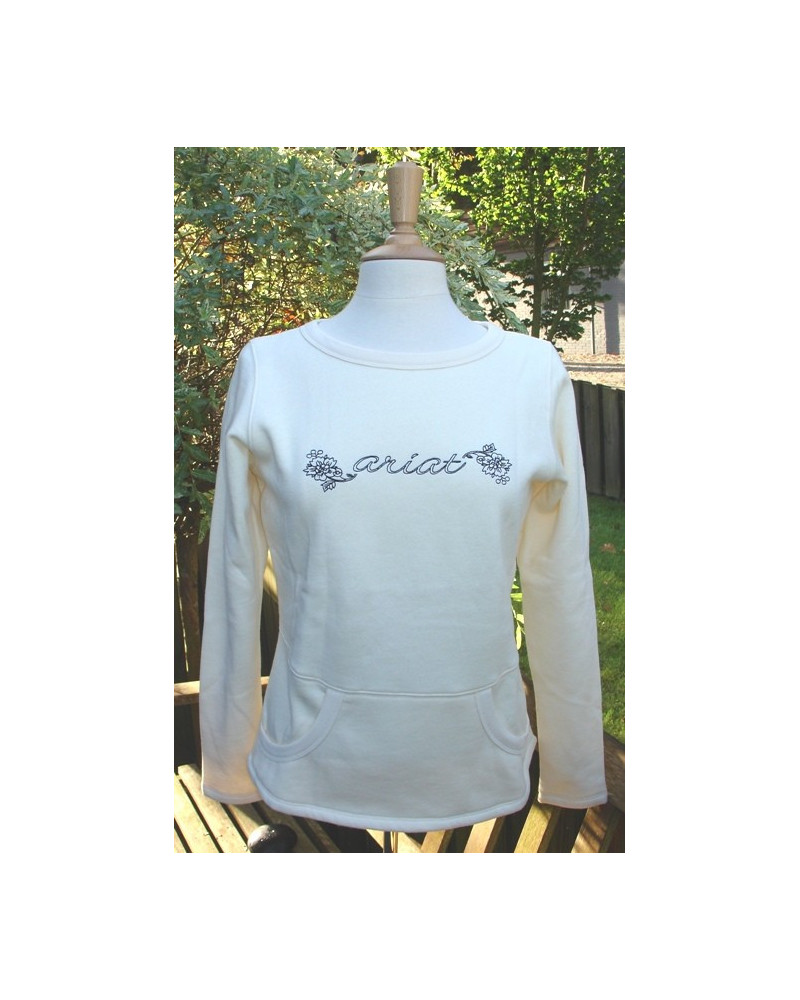 ARIAT Dahlia Fleece Top, Chamois