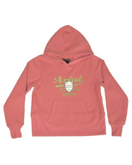 ARIAT Girl Pony Squad Hoodie, lime