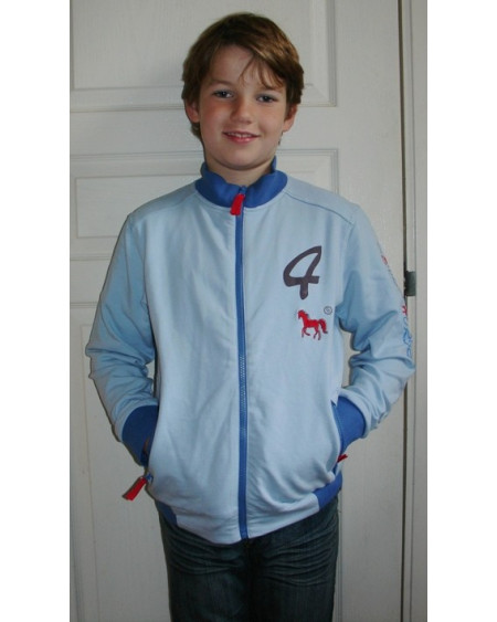 BR 4-Ever-Horses Sweatshirt,Blue Bell