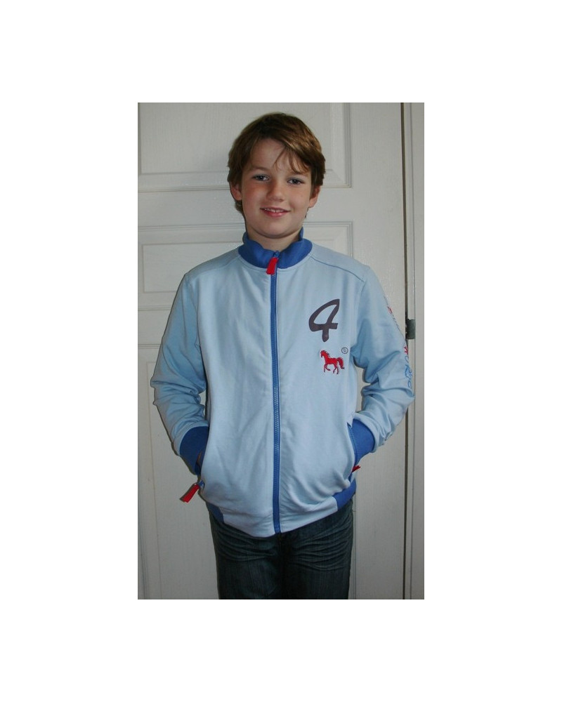 BR 4-Ever-Horses Sweatshirt,Blue Bell