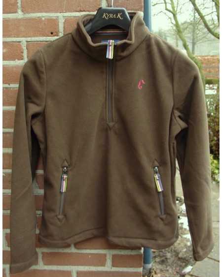 ELT Fleece trui Seoul, Dark Olive