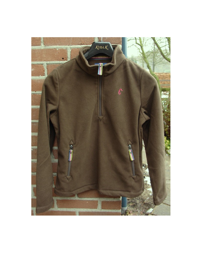 ELT Fleece trui Seoul, Dark Olive