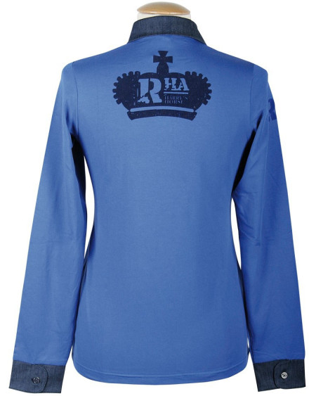 Shirt RHA Cobalt, dazzling blue