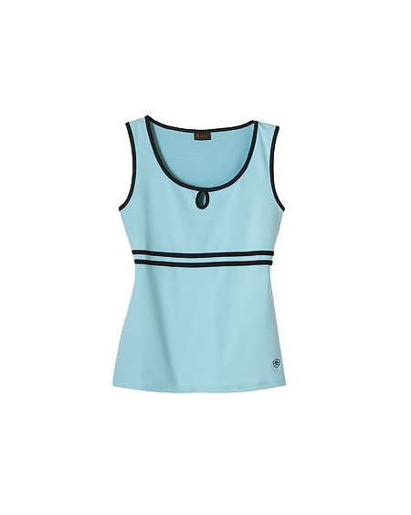 ARIAT Ventura Key Tank Tee, Aqua