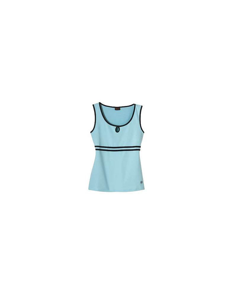 ARIAT Ventura Key Tank Tee, Aqua
