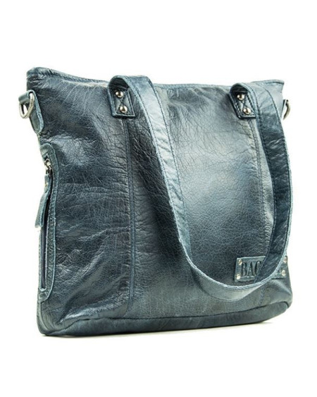 Stoere Bag2Bag shopper Jersey, jeansblauw