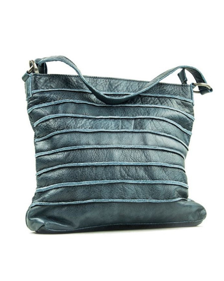 Stoere Bag2Bag shopper San Antonio, Jeansblauw