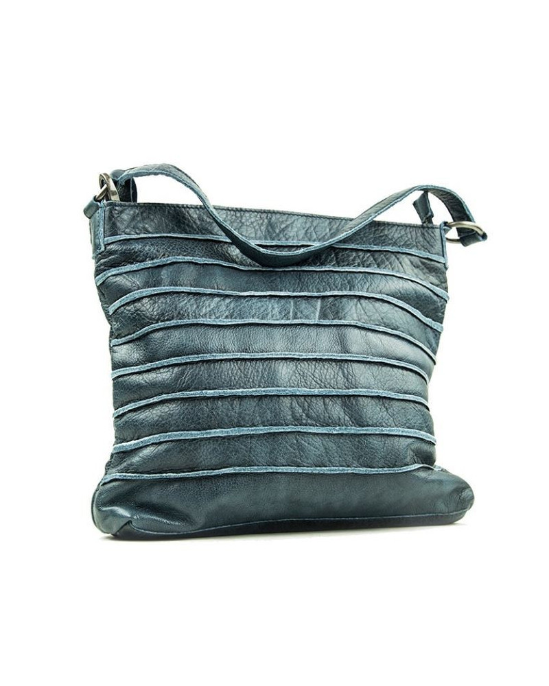 Stoere Bag2Bag shopper San Antonio, Jeansblauw