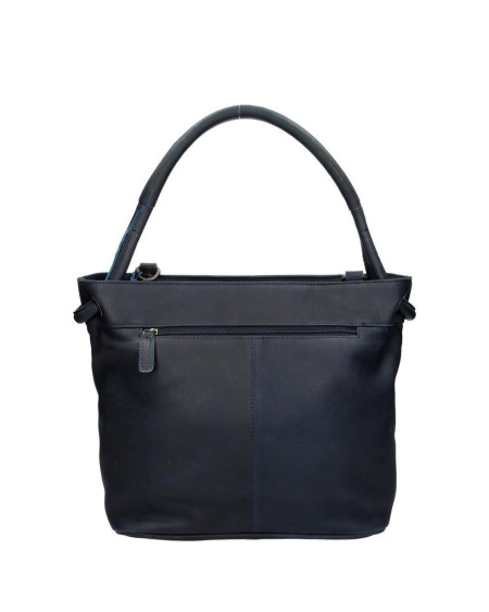 MicMacBags Tennessee schoudertas 16400, donkerblauw