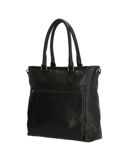 Old West Galveston Laptoptas/Business Tas 17337, Zwart