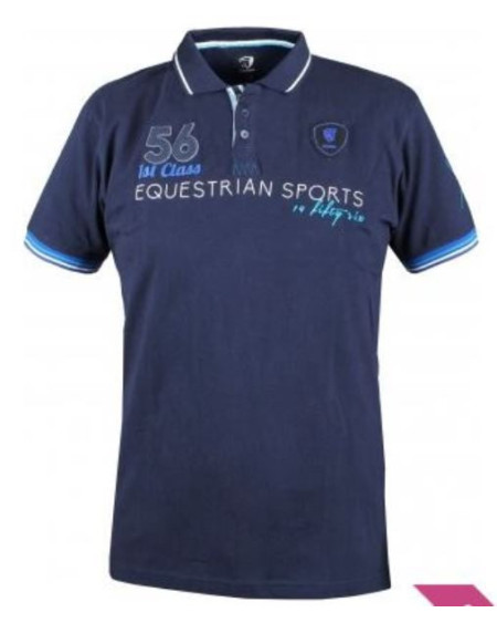 Horka heren poloshirt, Blue lagoon