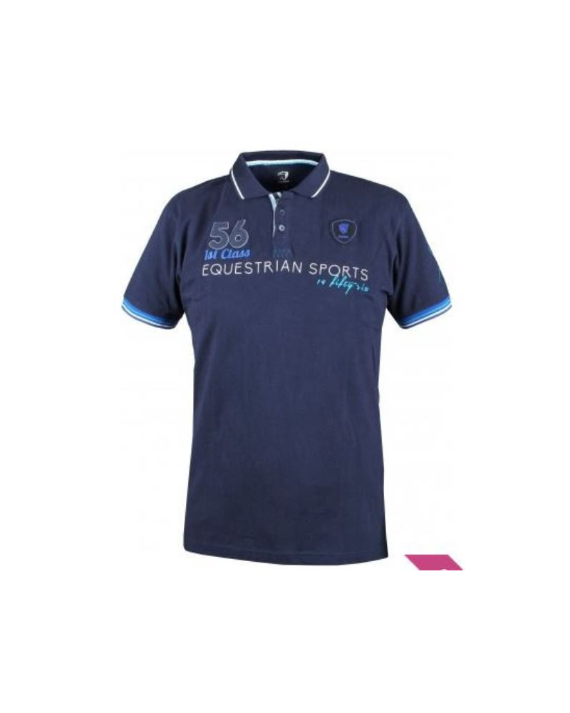 Horka heren poloshirt, Blue lagoon
