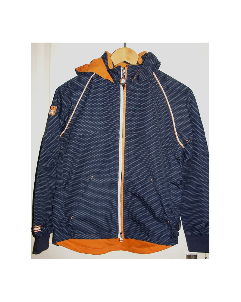 HH Kinderjack, 2-zijdig, blauw/oranje, 164 (valt als 152)