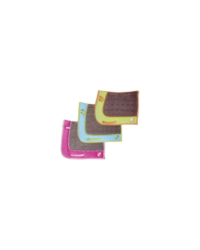 TRS comfort pad 'Sparkly', Lime/Iron, Pony Vlzh