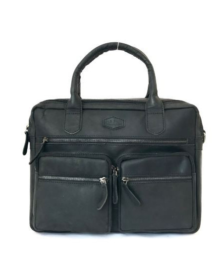 Old West Kingsville cowboytas/laptoptas 16538, zwart