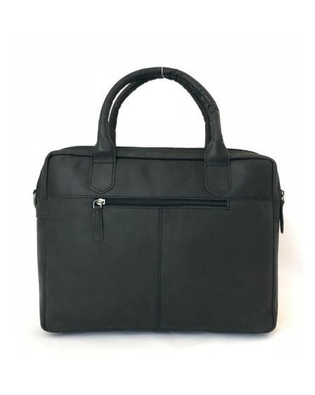Old West Kingsville cowboytas/laptoptas 16538, zwart