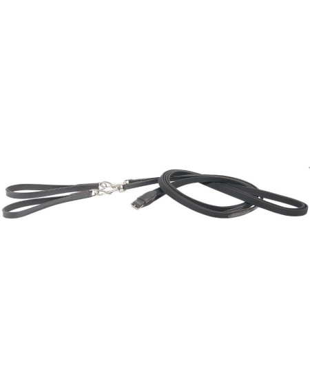 HH slofteugel webband 2 muskatons, zwart