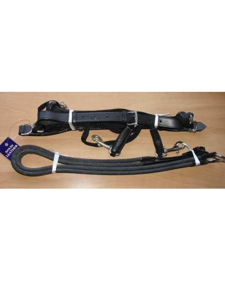 S&K Goque bijzetteugel, zwart