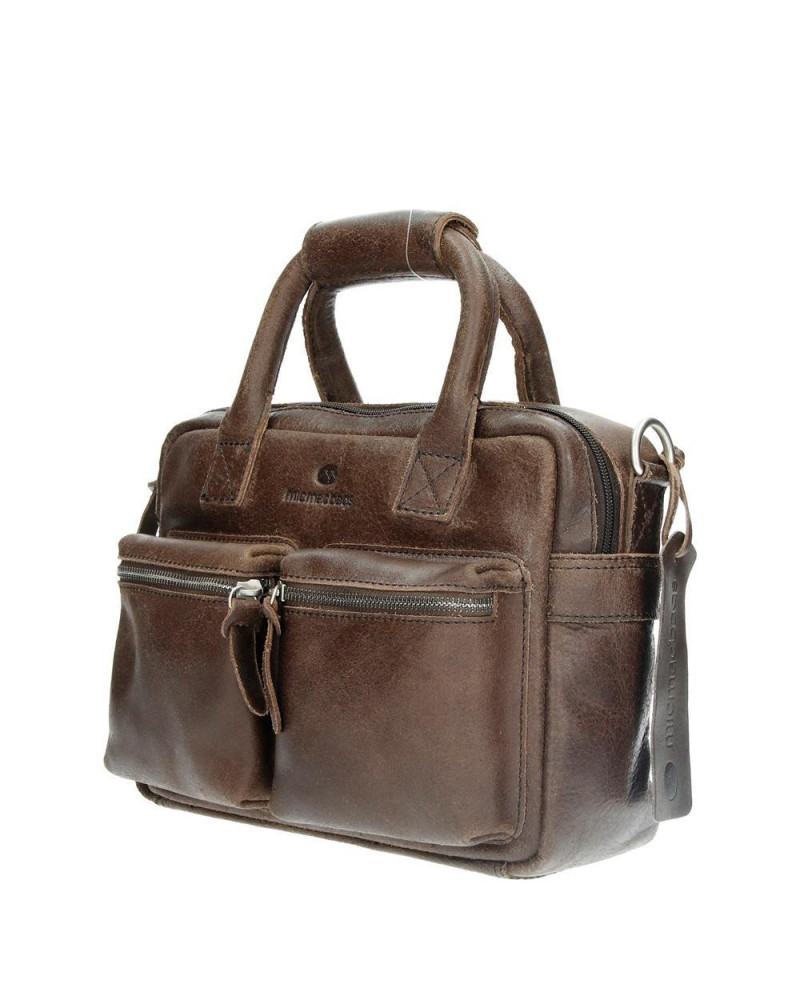 MicMacBags Handtas 16314, Donkerbruin