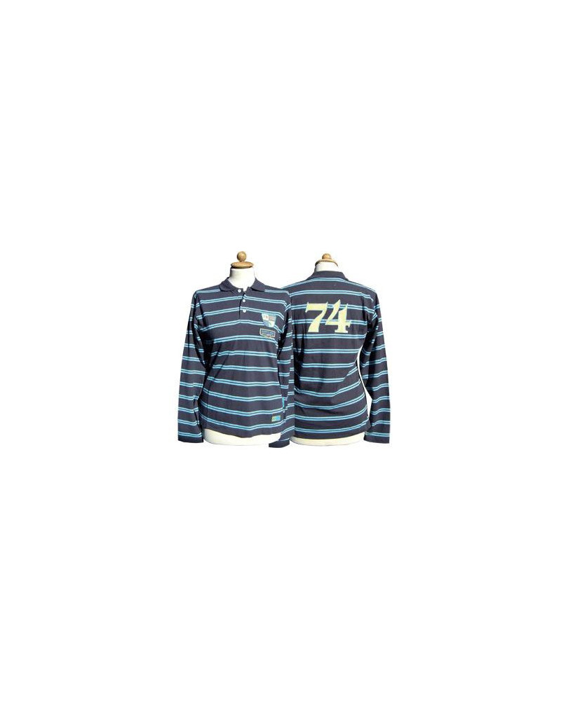 Harry's Horse Longsleeve Shirt Atlas, blauw gestreept