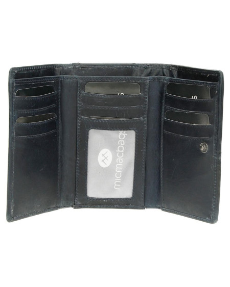 MicMacBags portemonnee 16391, jeansblauw