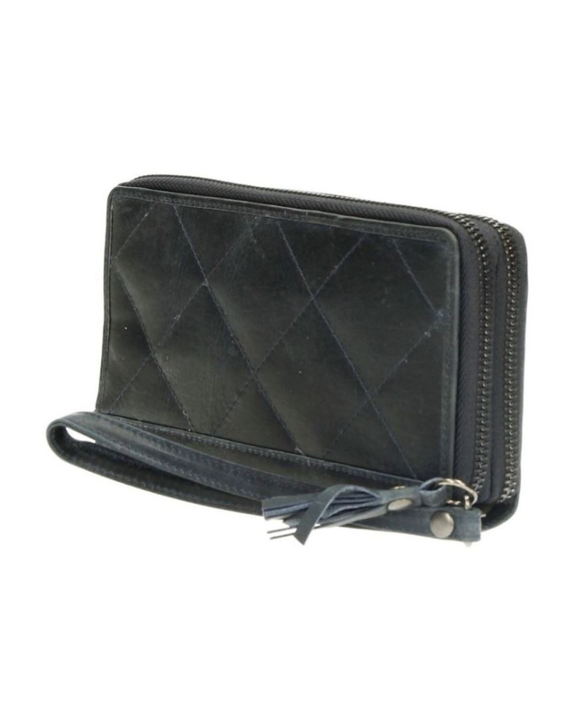 MicMacBags portemonnee 16389, dubbel, jeansblauw