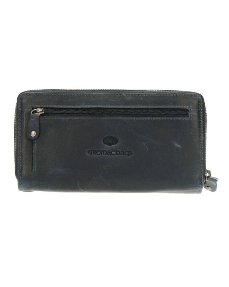 MicMacBags portemonnee 16389, dubbel, jeansblauw