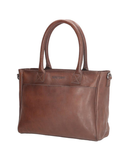 Old West Galveston handtas 17334, bruin