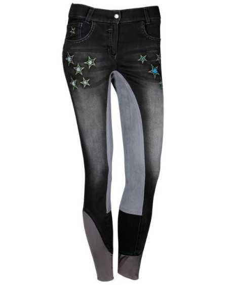 HH Rijbr. Cambridge Plus, Kunstl.Zit, Zwart