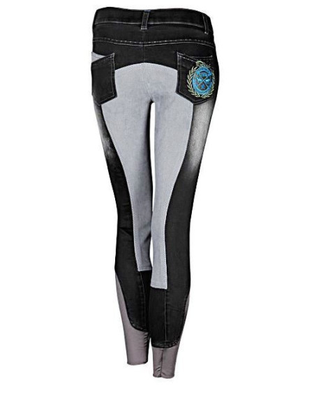 HH Rijbr. Cambridge Plus, Kunstl.Zit, Zwart