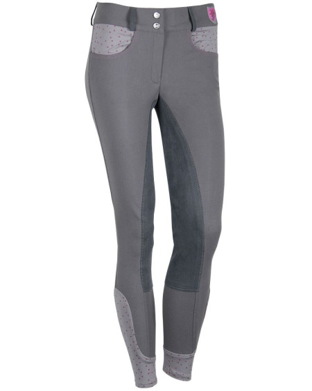 Harry's Horse Kizomba m kunstleren zitvlak en sterprint, Grijs