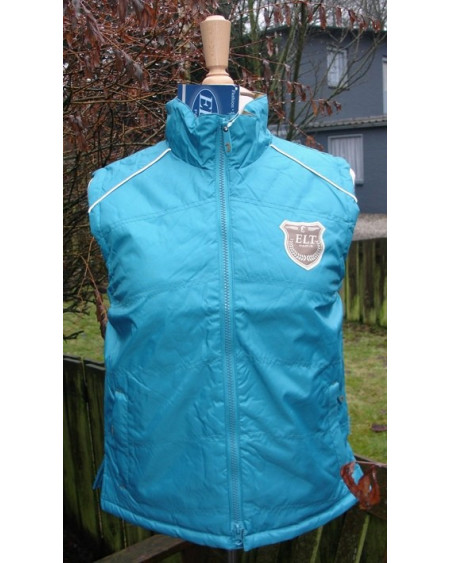 ELT bodywarmer Nadia, turquoise/olijf, M (valt royaal)