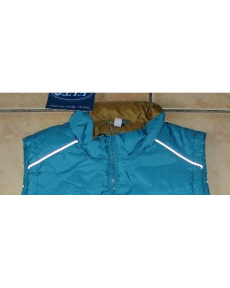 ELT bodywarmer Nadia, turquoise/olijf, M (valt royaal)