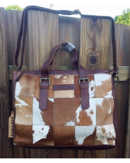 Bag2Bag Handtas/Schoudertas/Laptoptas Hamilton, bruin (1)