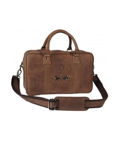 Horka LEREN Handtas, Bruin