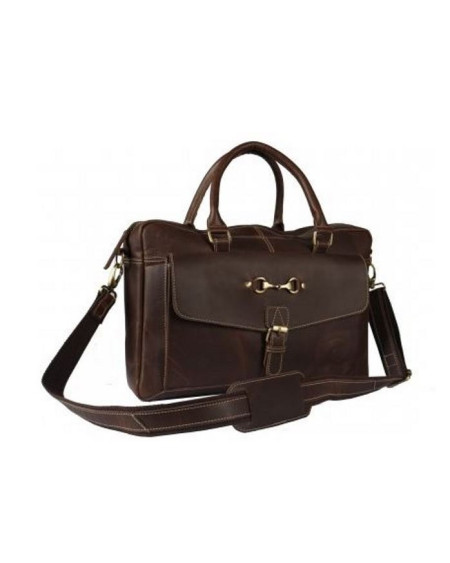 Horka LEREN Aktetas, Donkerbruin