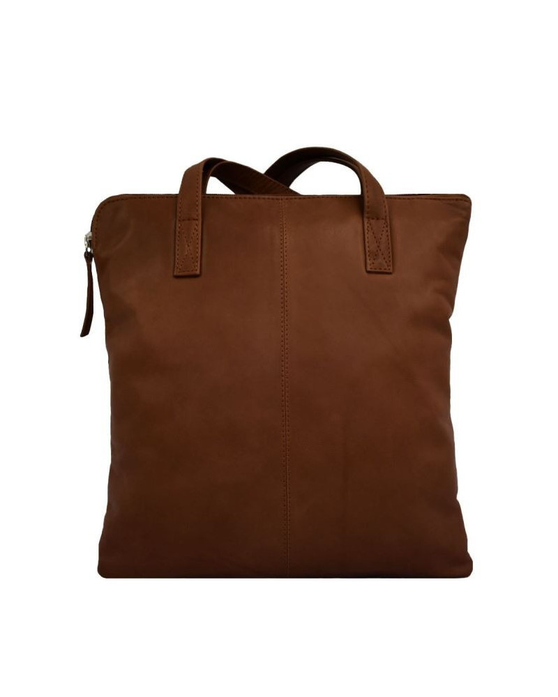 Cinino Leren Schoudertas Teneriffa 1154/1, Cognac