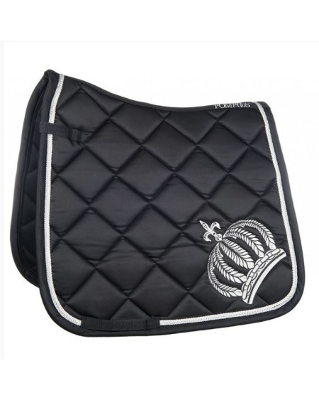 Zadeldek -Pompöös Silverline- by Glööckler, Zwart/Zilver