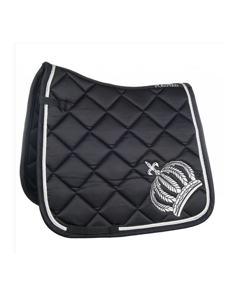Zadeldek -Pompöös Silverline- by Glööckler, Zwart/Zilver