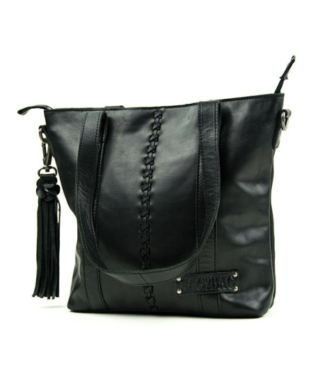 Bag2Bag Schoudertas Montelimar, zwart