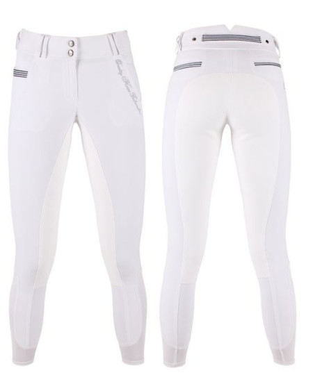 HP Rijbr Liz, Kunstleren Zit, Wit