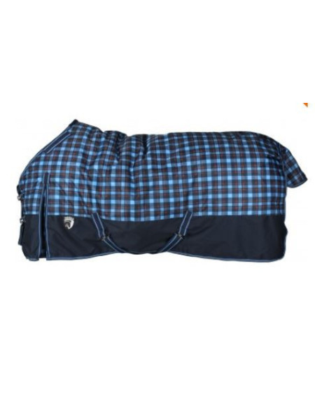 Horka 300gr winterdeken, blauw geruit