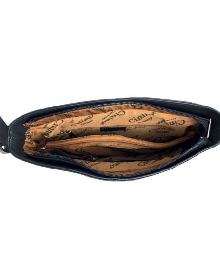 Cinino leren schoudertas Alice 1198 0, zwart