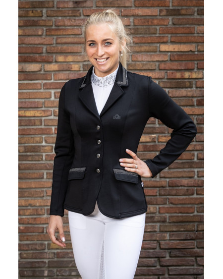 Wedstrijdjasje EQS Moonstone, zwart
