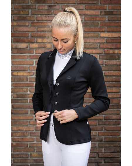 Wedstrijdjasje EQS Moonstone, zwart