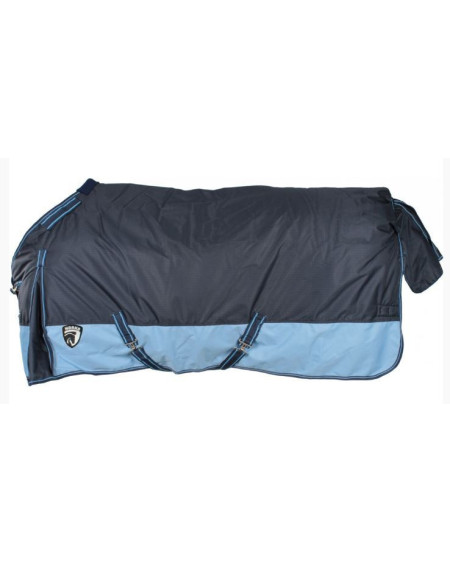 Horka fleece gevoerde regendeken two tone, blauw